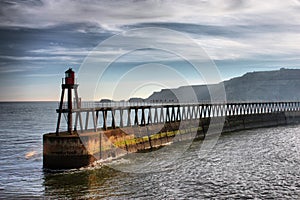 Whitby harbour East Pier