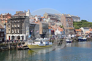 Whitby harbour, UK