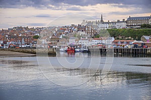 Whitby Harbour viewed from the harbour