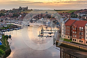 Whitby in Yorkshire England