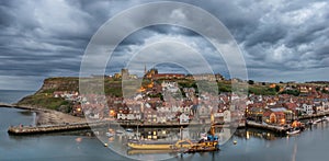 Whitby in Yorkshire England