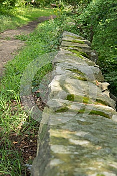 Wall in Whitcomb woods