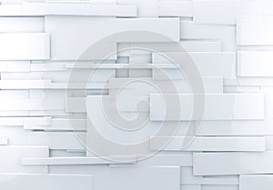 White 3d abstract background