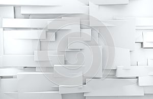 White 3d abstract background