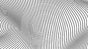 White abstract business motion background. Abstract black warped Diagonal Striped Background