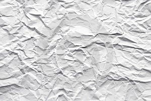 White Abstract crumpled paper background. Old Paper textures backgrounds for design, invitation, decorative paper