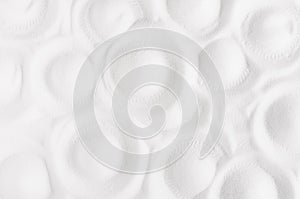 White abstract grainy soft background with circles pattern.