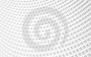 White abstract image of cubes background. 3d render