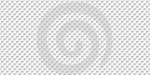 White abstract seamless pattern with imitation golf ball texture