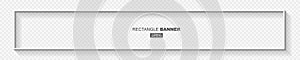 White Abstract Square Banner Template