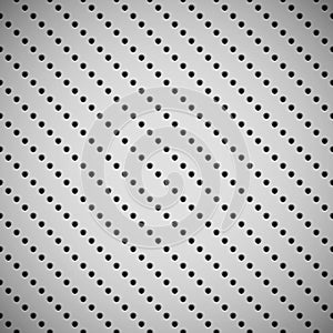 White Background with Perforated Pattern