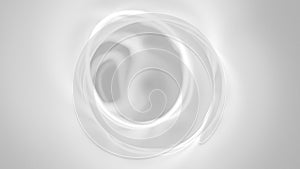 White abstract wormhole vortex wallpaper background