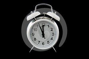 White alarmclock photo