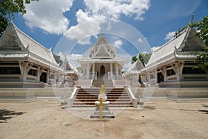 White Ancient Thai temple
