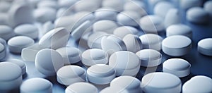 white antibiotic tablets for treatment