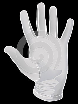 White apm glove