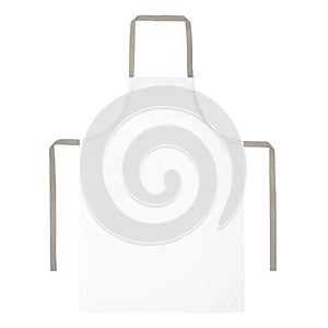 White apron isolated on white