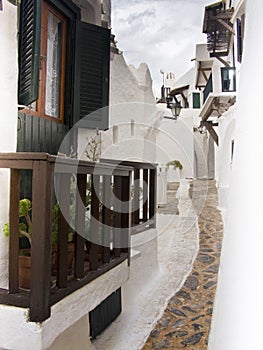 White arquitecture Menorca. Spain. photo