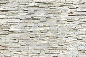 White Artificial Stone Wall