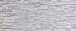 White Artificial Stone Wall