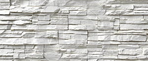 White Artificial Stone Wall