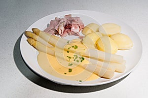 White Asparagus (German Asparagus) Meal