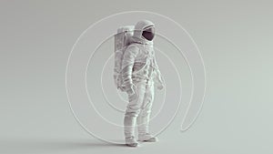White Astronaut with Black Vison photo