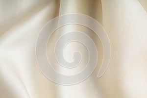 White background abstract cloth wavy folds of textile texture