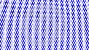 white background with blue dots