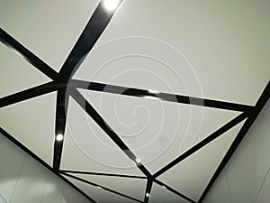 White background of a ceiling