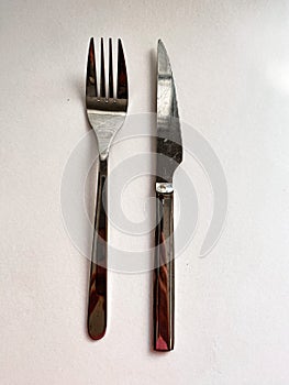 cutlery fork knife cubiertos tenedor cuchillo photo