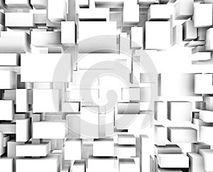 White  background  in front perspective