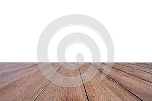 White background and grass on a white wood floor