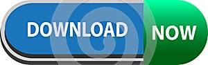 Download now button on white background color design