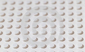 White background of the LEGO Classic baseplate