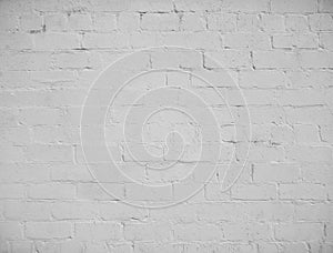 White background of old brick wall texture with delicate vignetting.