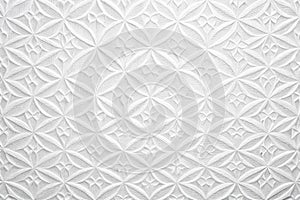 White background of paper show patterns