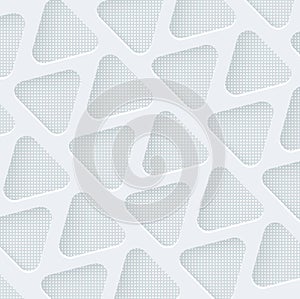 White background with perforated abstract pattern