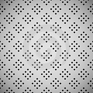 White Background with Perforated Pattern