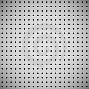 White Background with Perforated Pattern