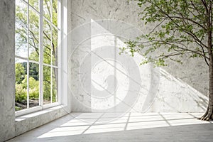 White background with shadow for product presentation photo