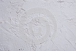 White background, texture, gypsum plaster