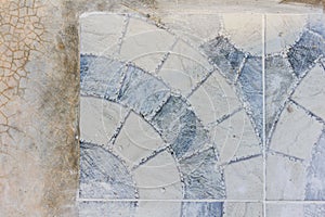 White background tile texture