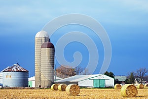 White Barn Scene