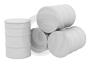 White barrels