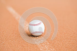white baseball pitch. High quality photo