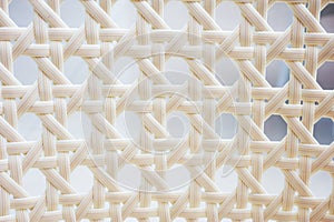 White basket weave