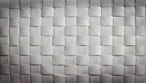White basket weave pattern