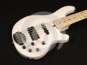 White Bass Guitar body 2