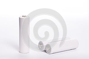 White battery isolated